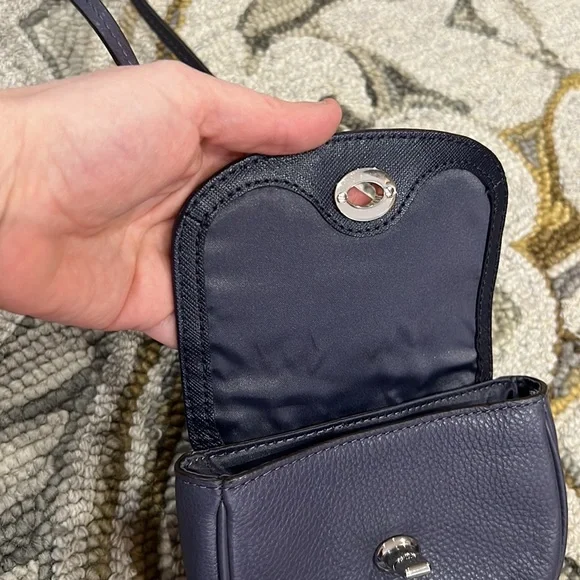 💕 Coach NWT $128 slate mini crossbody bag 💕 - Picture 9 of 12